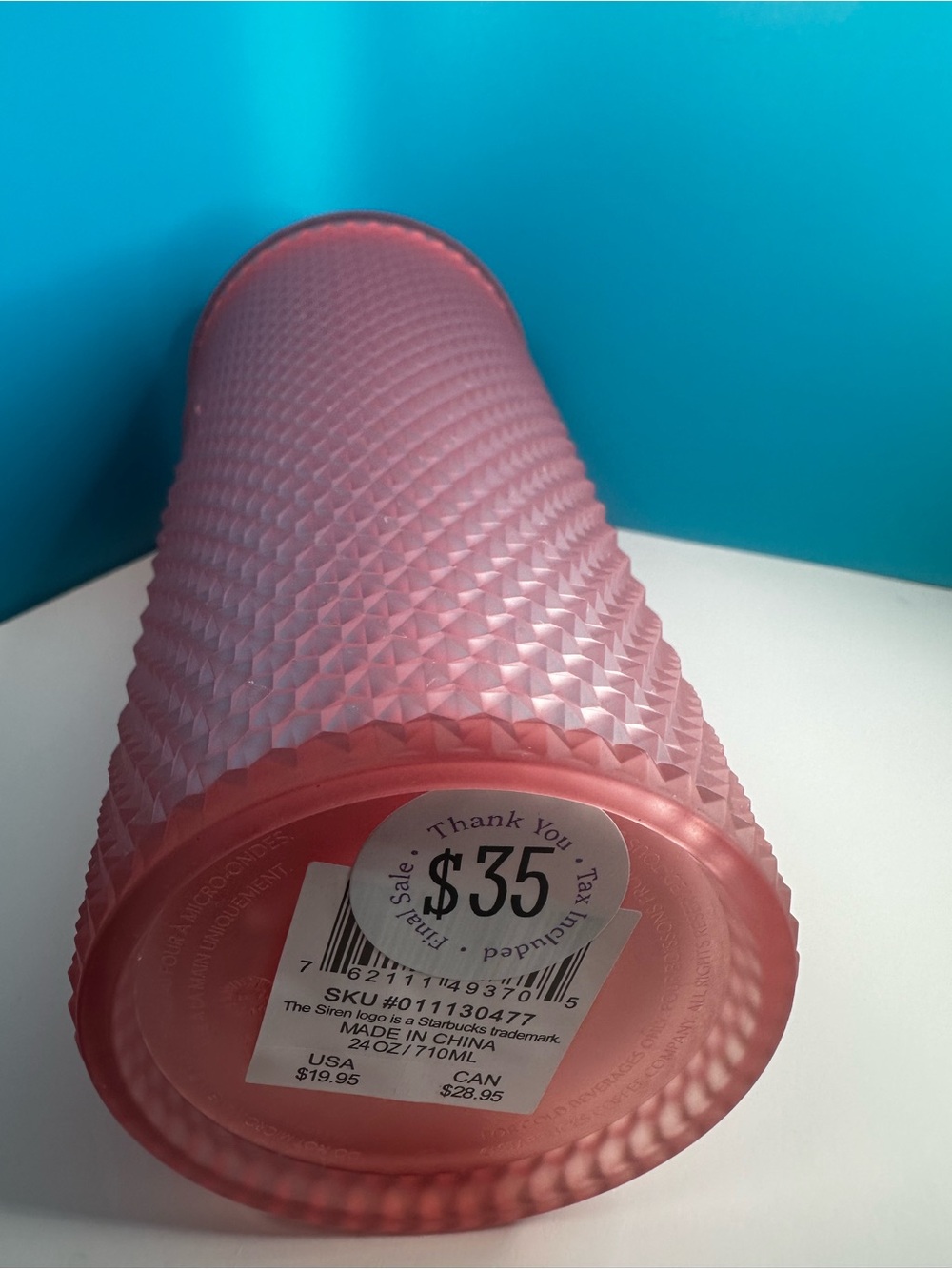 💗 Collector Favorite 2023 Release Starbucks Pink Studded Cup💗
✨NWT 24 oz Venti✨ - Picture 5 of 8
